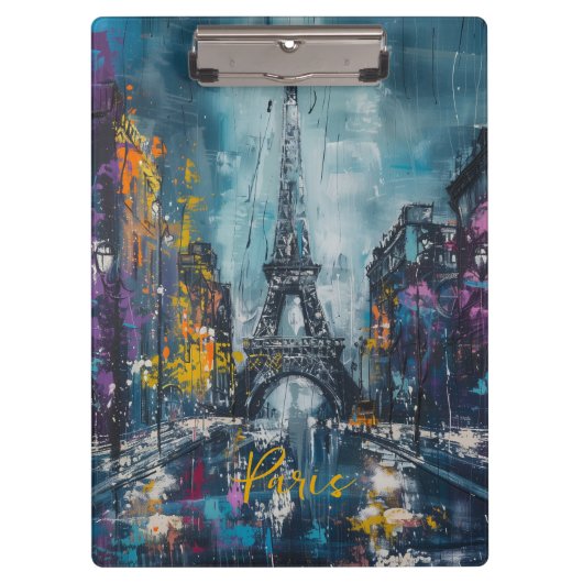 Paris Mode nacht Klembord (Voorkant)