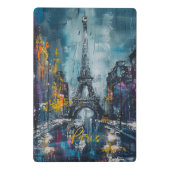 Paris Mode nacht Mini Klembord (Achterkant)