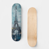Paris Mode nacht Persoonlijk Skateboard (Voorkant)