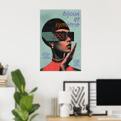 Paris Mode Tentoonstelling Kunstprint Bijoux et Poster (Thuiskantoor)