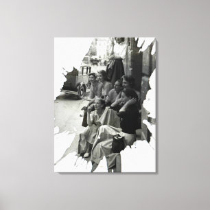 Paris Models   Canvas Afdruk