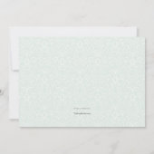 Paris Mon Amour Bridal Shower Kaart (Achterkant)