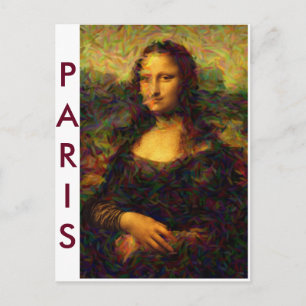 Paris Mona Lisa Briefkaart