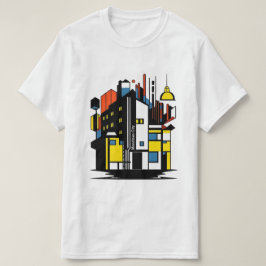 paris mondrian city jnf t-shirt