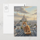 Paris Montmartre Ansichtkaart Briefkaart (Voorkant / Achterkant)