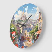 Paris Montmartre Ansichtkaart Grote Klok (Hoek)