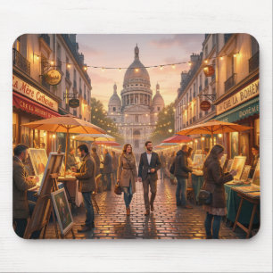 Paris Montmartre Avondmarkt Muismat