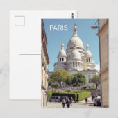 Paris Montmartre Briefkaart (Voorkant / Achterkant)