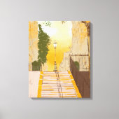 Paris Montmartre Canvas Afdruk (Voorkant)