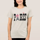 Paris Mood Tri-Blend Shirt (Voorkant)