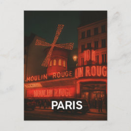 Paris Moulin Rouge Briefkaart