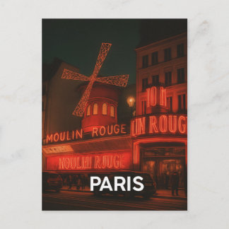 Paris Moulin Rouge Briefkaart