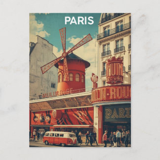 Paris Moulin Rouge Briefkaart