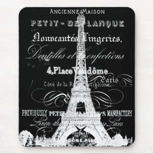 Paris Mousepad Black Muismat
