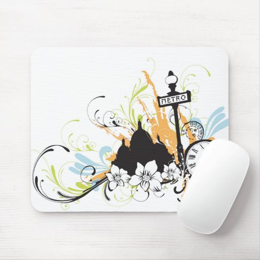 Paris Mousepad Muismat (Met muis)