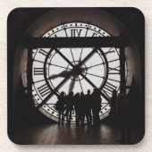 Paris Musee d'Orsay Clock Foto Onderzetters (Voorkant)