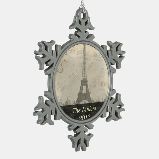 Paris  Music Ornament (Links)