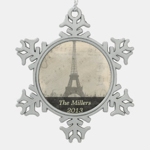Paris  Music Ornament