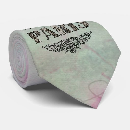 Paris Necktie Stropdas (Opgerold)