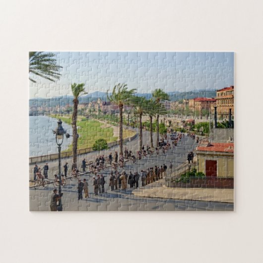 Paris Nice Wielrenners In Nice 19 Maart 1933 Legpuzzel (Horizontaal)