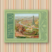 Paris Nieuwe Dankkaart Briefkaart