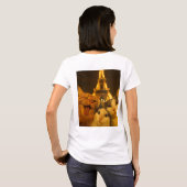 Paris Night Cat Selfie Squad Lover                 T-shirt (Achterkant volledig)