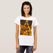 Paris Night Cat Selfie Squad Lover                 T-shirt (Voorkant volledig)