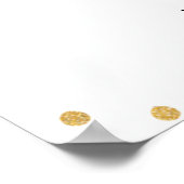 Paris Night Eiffel Bistro Roze Groen Party Welkom Poster (Hoek)