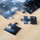 Paris Night Eiffel Tower Legpuzzel (Zijkant)