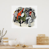 Paris Nightlife no 2 Poster (Keuken)