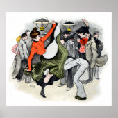 Paris Nightlife no 2 Poster (Voorkant)