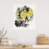 Paris Nightlife no.3 Poster (Keuken)