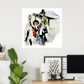 Paris Nightlife nr. 4 Poster (Thuiskantoor)