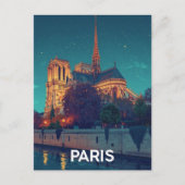 Paris Notre Dame Briefkaart (Voorkant)