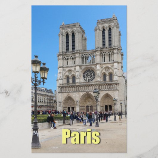 PARIS Notre Dame Briefpapier (Voorkant)