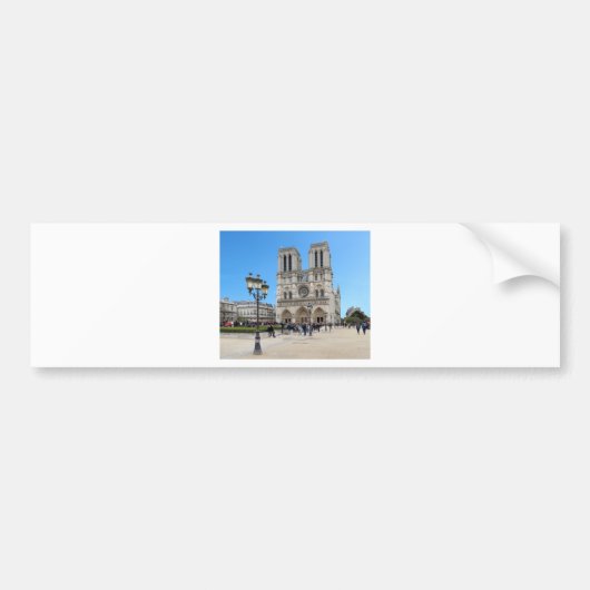 PARIS Notre Dame Bumpersticker (Voorkant)