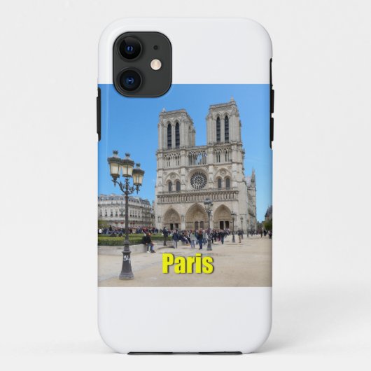 PARIS Notre Dame Case-Mate iPhone Case (Achterkant)