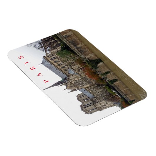 Paris Notre Dame kathedraal zijkant uitzicht koelk Magneet (Rechterzijde)