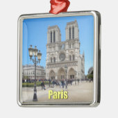 PARIS Notre Dame Metalen Ornament (Links)