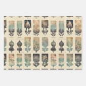 Paris Oh-la-la  Pattern Inpakpapier Vel (Voorkant 2)