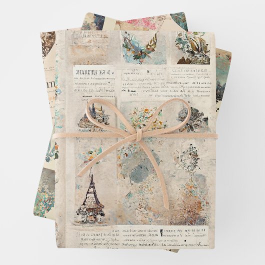 Paris Oh-la-la  Pattern Inpakpapier Vel (In situ)