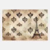 Paris Oh-la-la  Pattern Inpakpapier Vel (Voorkant)