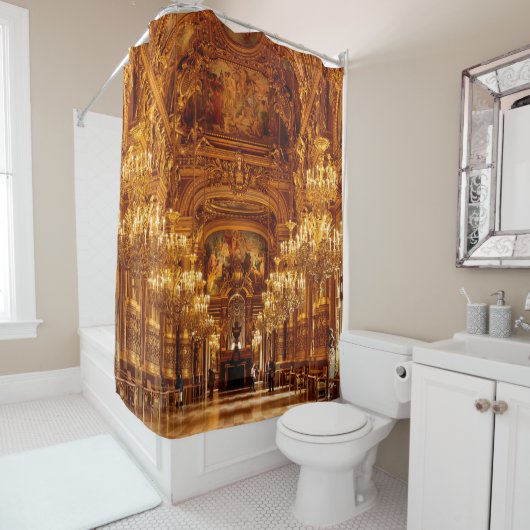 Paris Opera Garnier Interieur Uitzicht Douchegordijn (In situ)