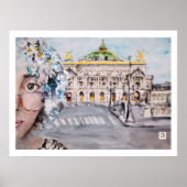 París. Opera Garnier Poster (Voorkant)