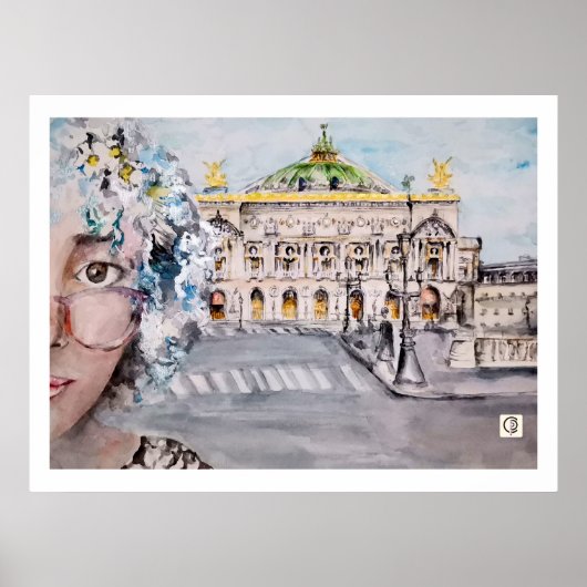 París. Opera Garnier Poster (Voorkant)
