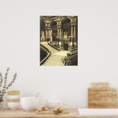 Paris Opera House Grand Saircase Poster (Keuken)