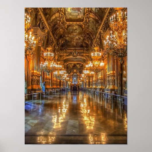 Paris Opera House Poster (Voorkant)