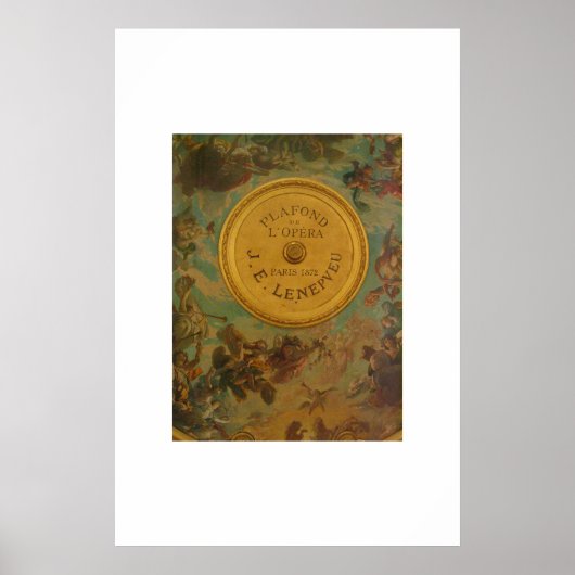 Paris Opera Poster (Voorkant)