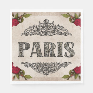 Paris Paper Napkin Servet