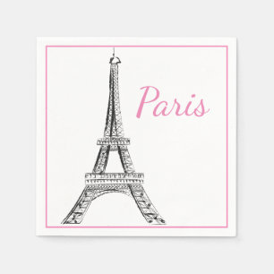 Paris Paper Napkins Servet